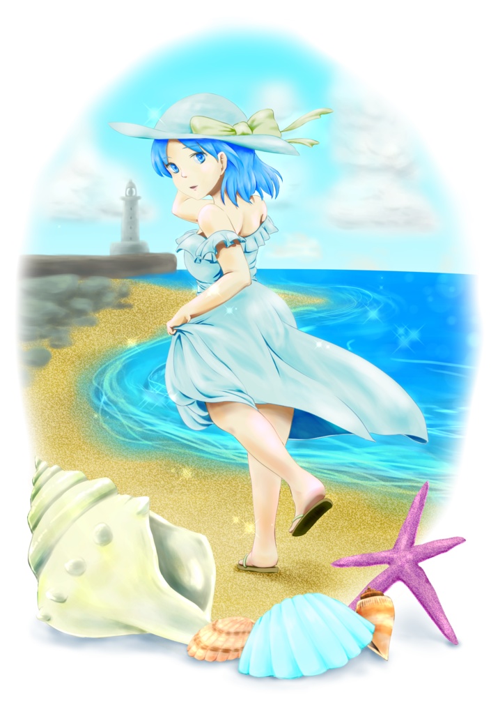 魔王物語物語ポストカード (ナナ)