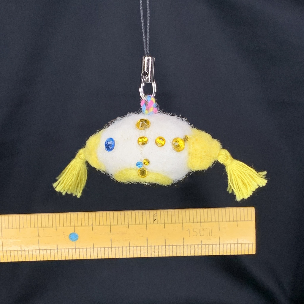 シグナスのはくちょう帽ストラップ (羊毛フェルト製)