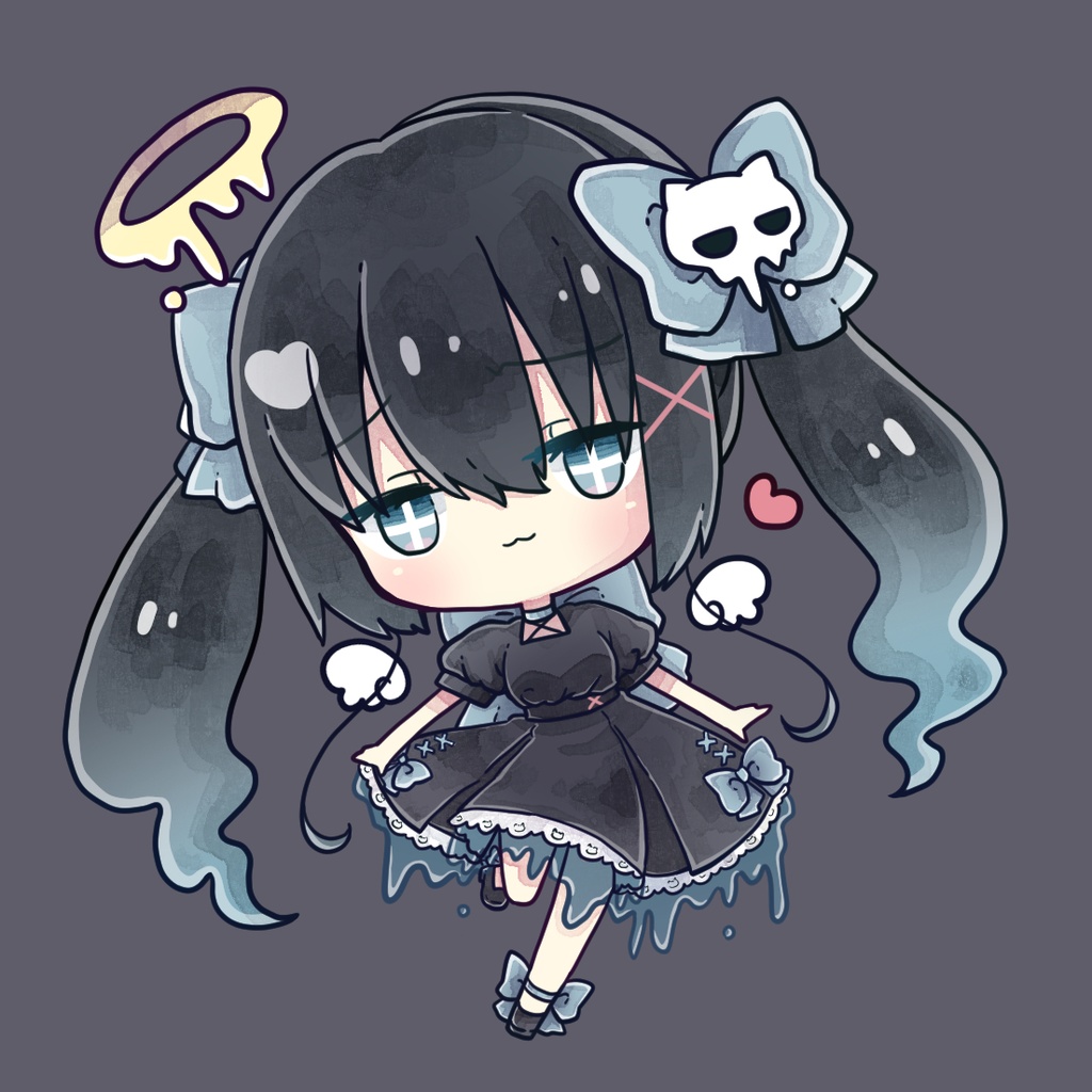 とけぬこどくろちゃんアクキー