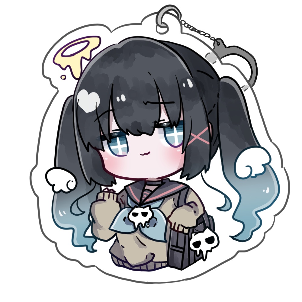 セーラー服とけぬこアクキー