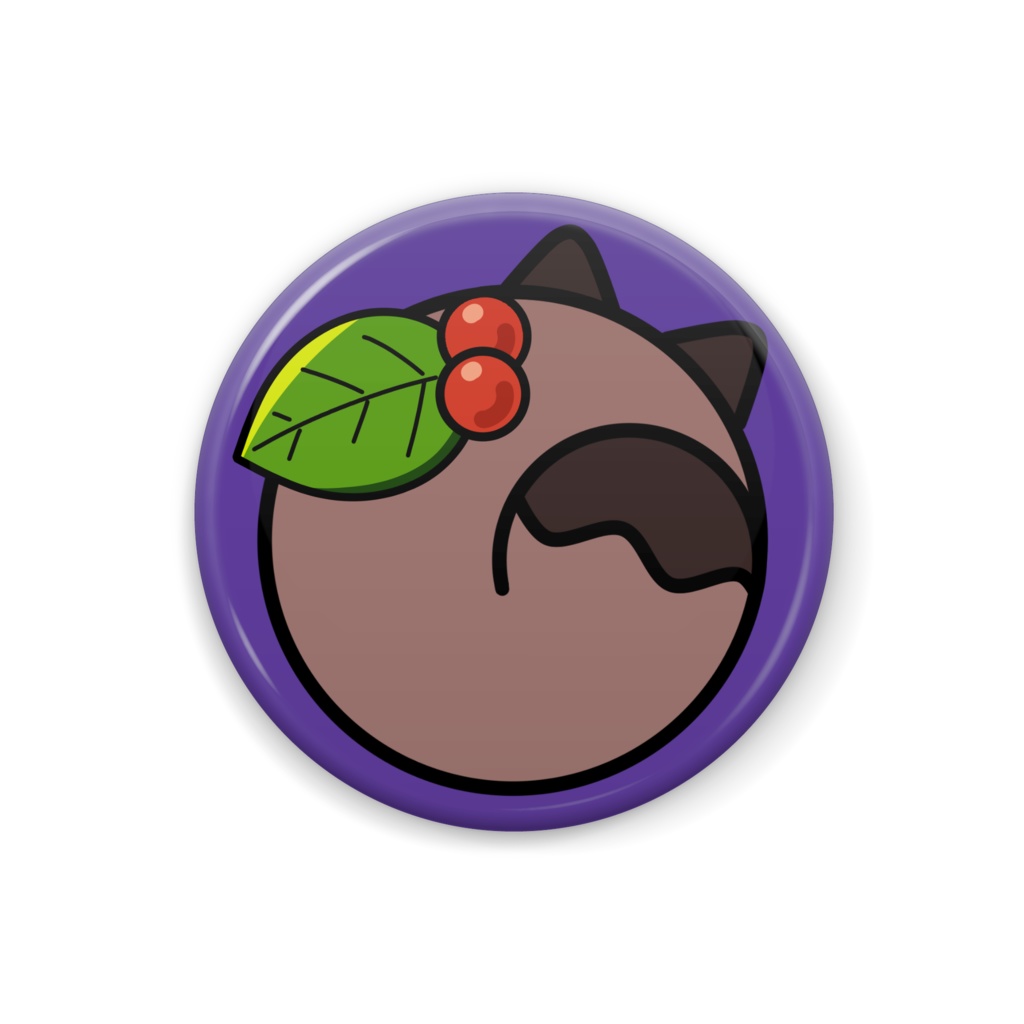 【怠惰ヌキ】サブスク缶バッジ