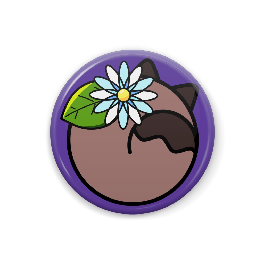 【怠惰ヌキ】サブスク缶バッジ