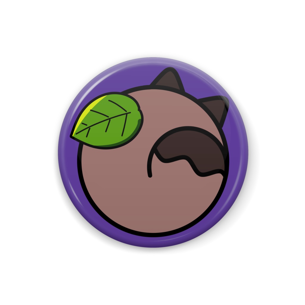 【怠惰ヌキ】サブスク缶バッジ