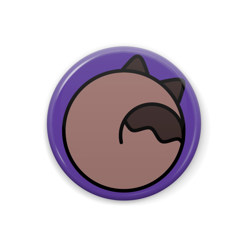 【怠惰ヌキ】サブスク缶バッジ