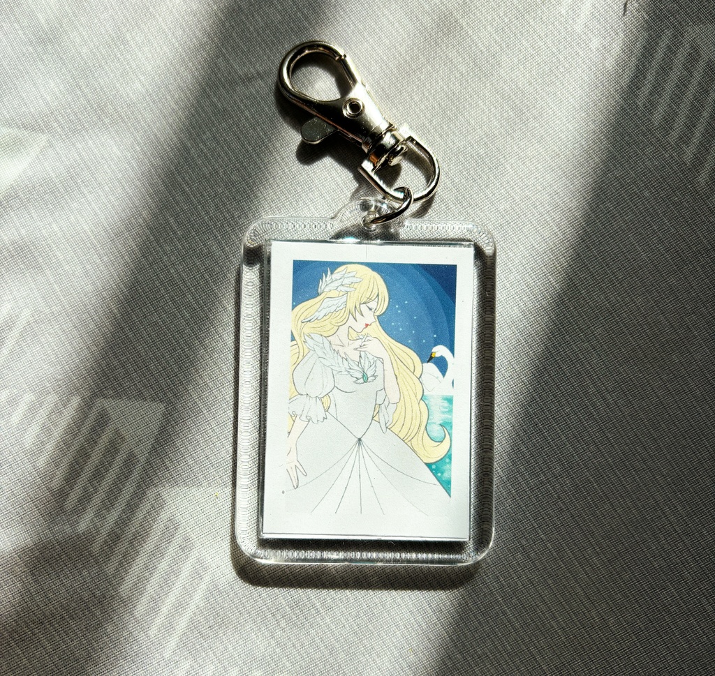 童話シリーズ　全絵柄付き着せ替えフォトキーホルダー
