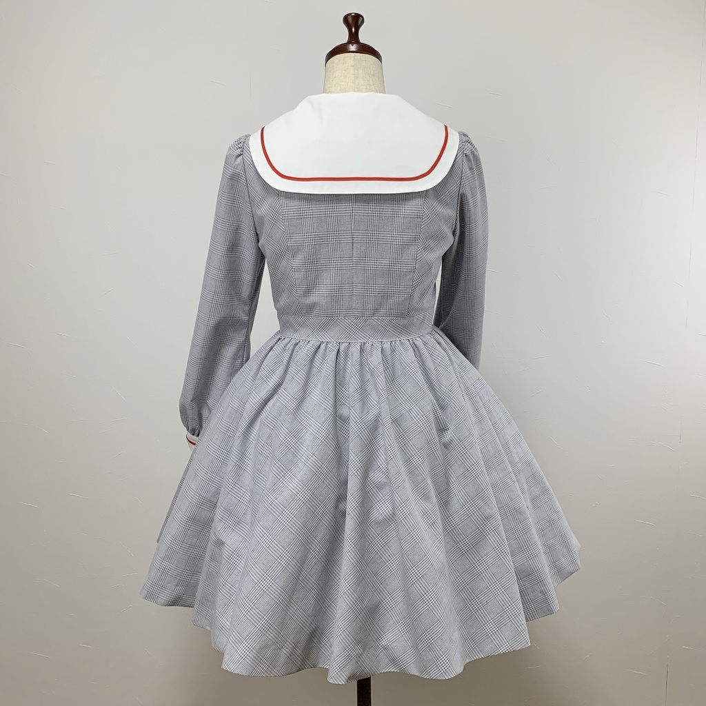 【型紙】セーラーワンピース