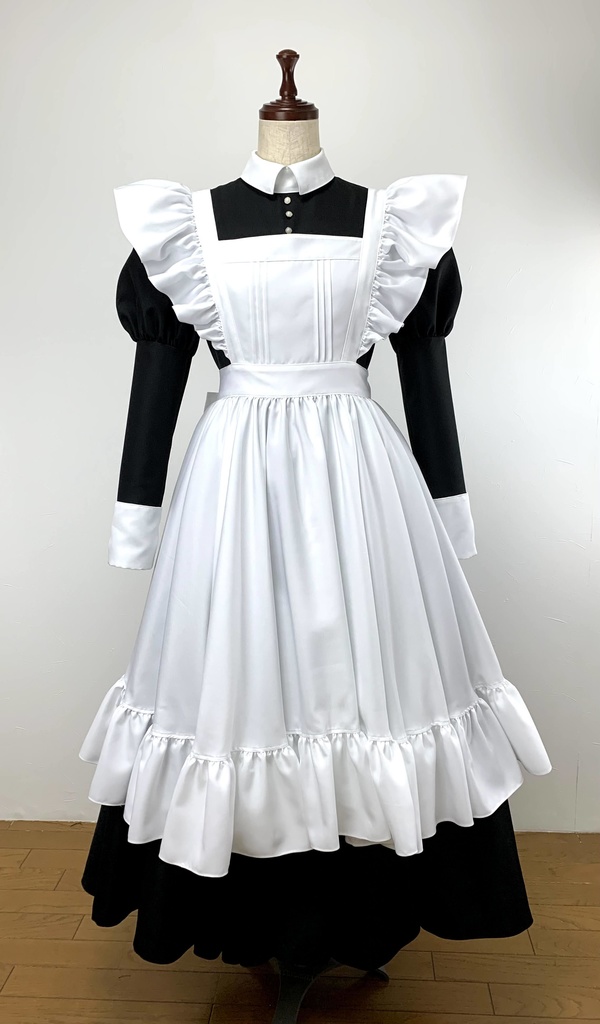 【型紙】ロングメイド コスチュームセット