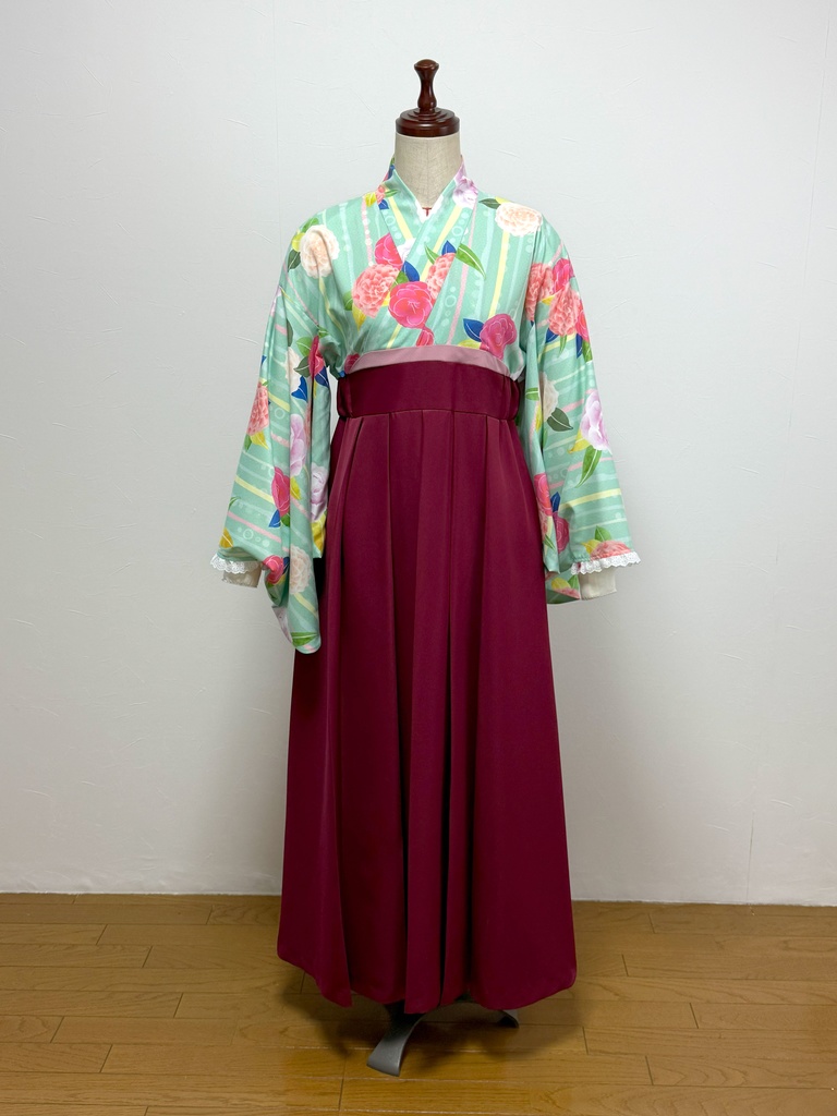 【サンプル品】和風メイドセット <姫椿>