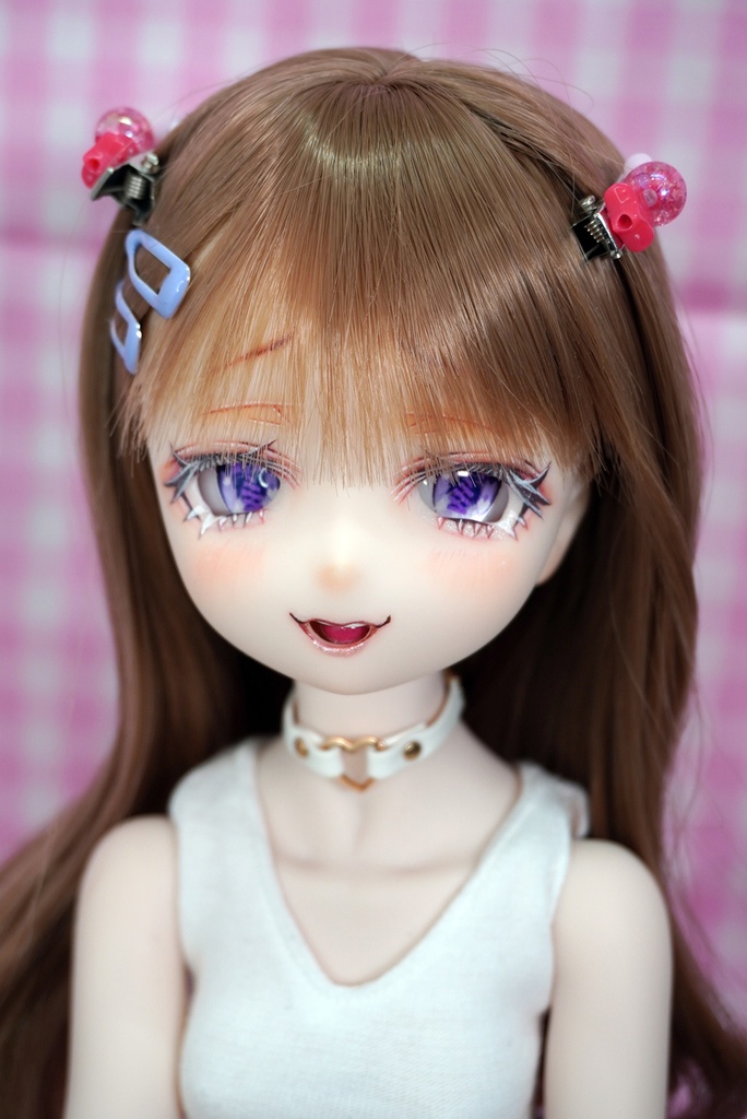 【22mm相当カボションアイ】編み上げリボンアイ 細目タイプ