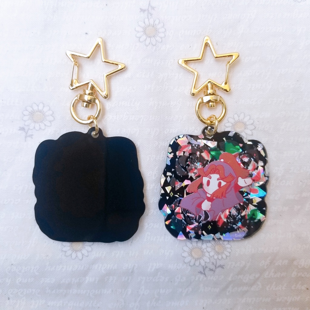 滝夜叉丸螺鈿風アクキー