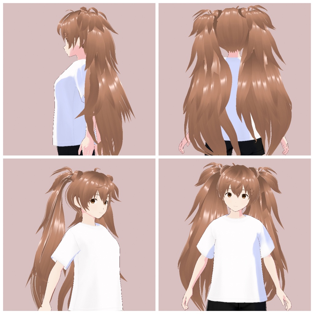 【Vroid Hair preset】Long Hair preset_by ELI