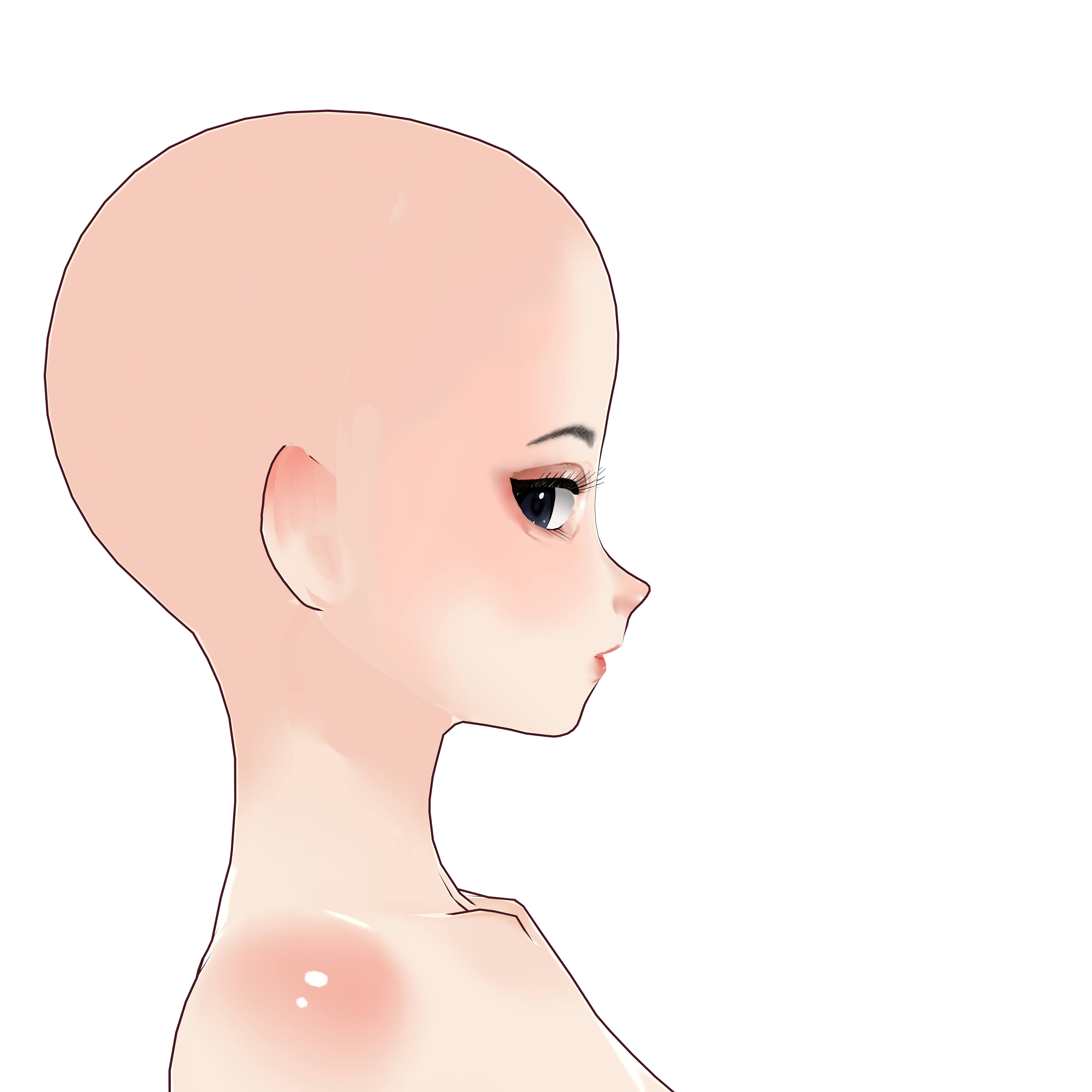 [vroid] doujin face base preset - ELI Shop - BOOTH