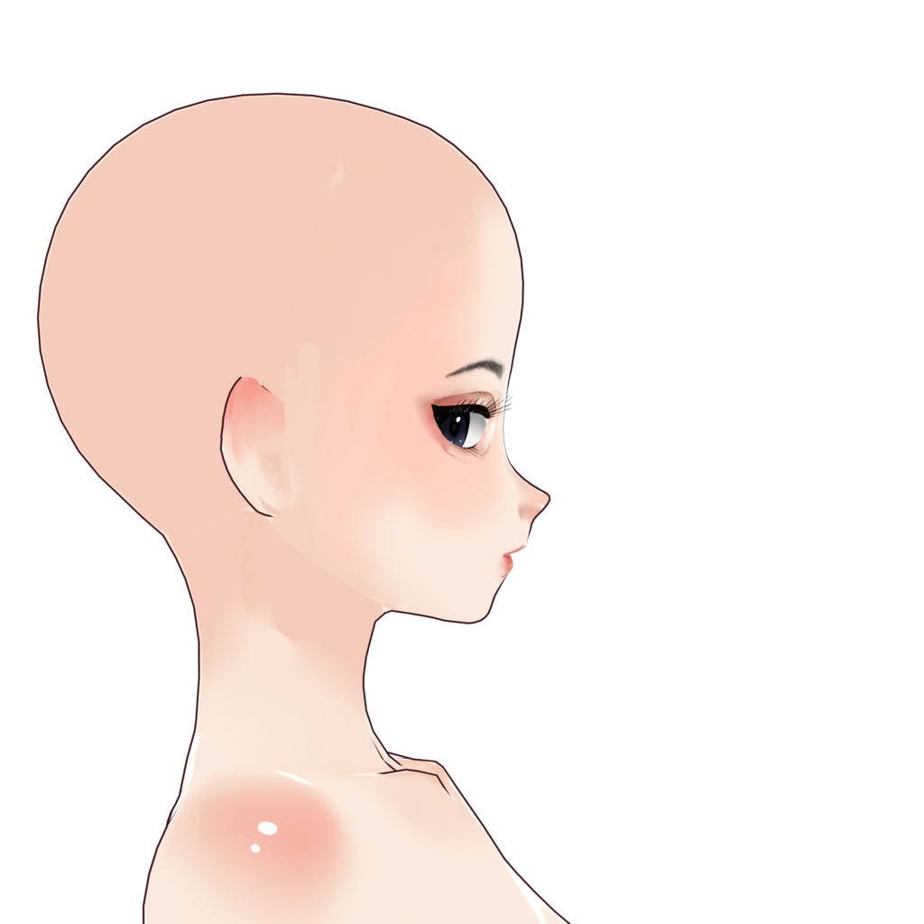 [vroid] doujin face base preset - ELI Shop - BOOTH