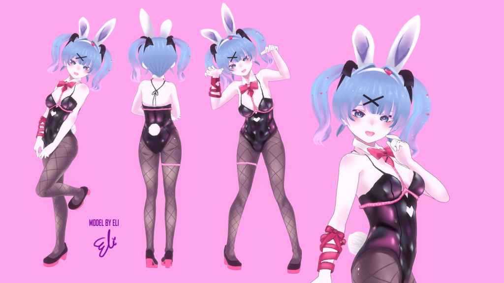 HATSUNE MIKU_ RABBIT_(VRM FILE)