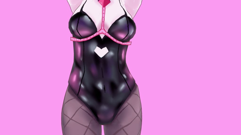 LATEX RABBIT SUIT (VROID CUSTOM ITEM)
