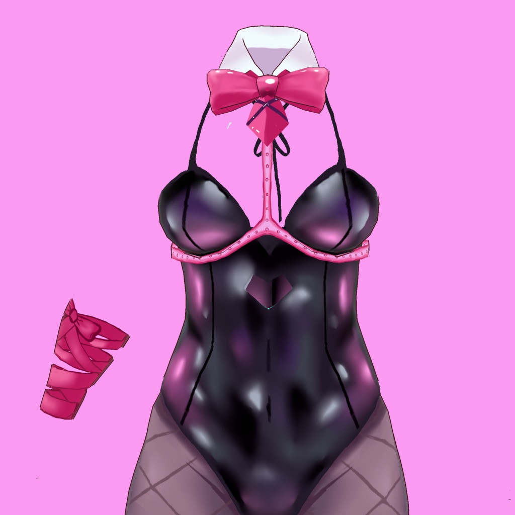 LATEX RABBIT SUIT (VROID CUSTOM ITEM)