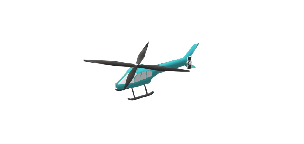 トクオタケル特製ヘリコプター