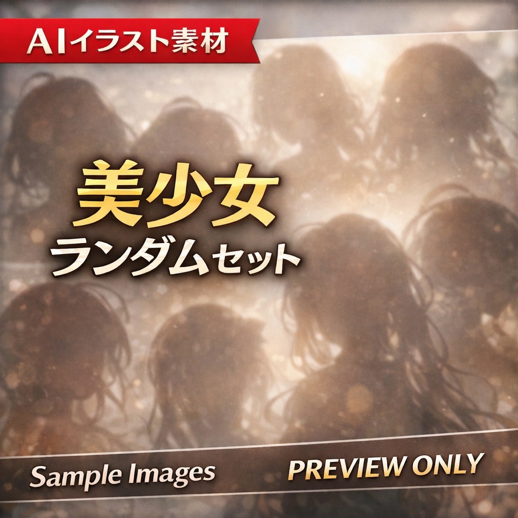 【商用OK】AI生成ランダム20枚入りVol.1