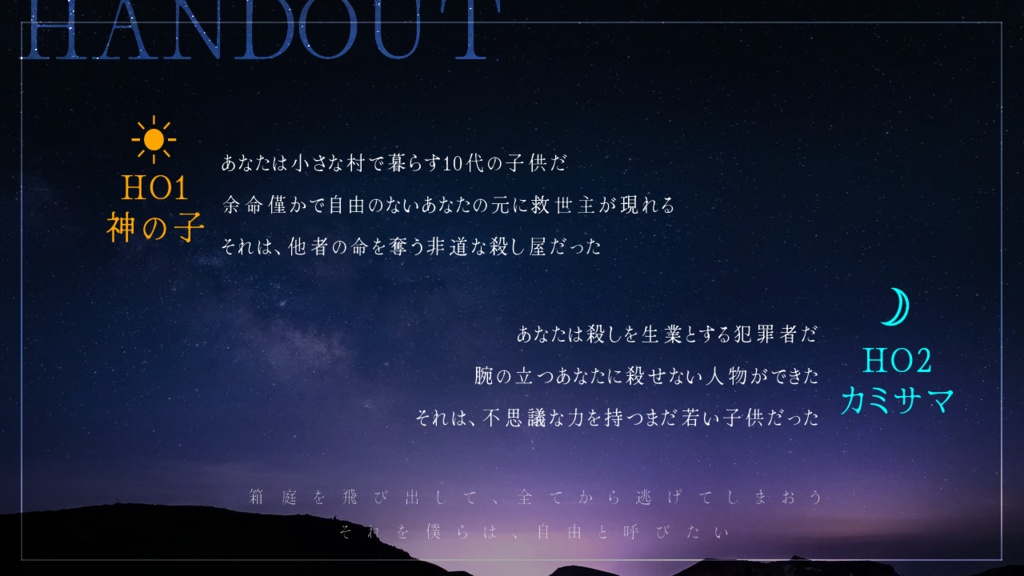 夢の最果てを知らない【CoCシナリオ/秘匿2PL】