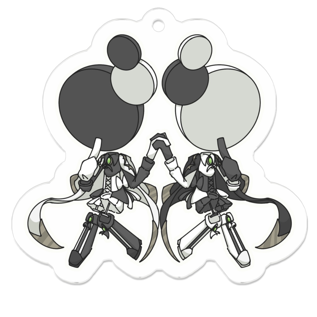 異形頭:モノン&クロン/アクキー