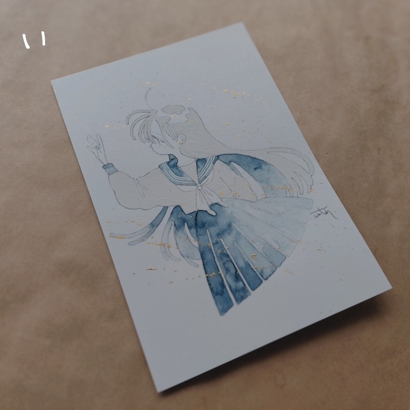 着彩ポストカード