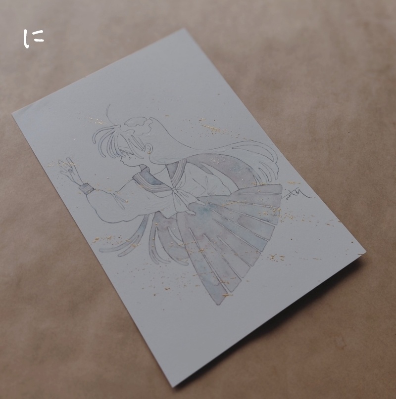 着彩ポストカード