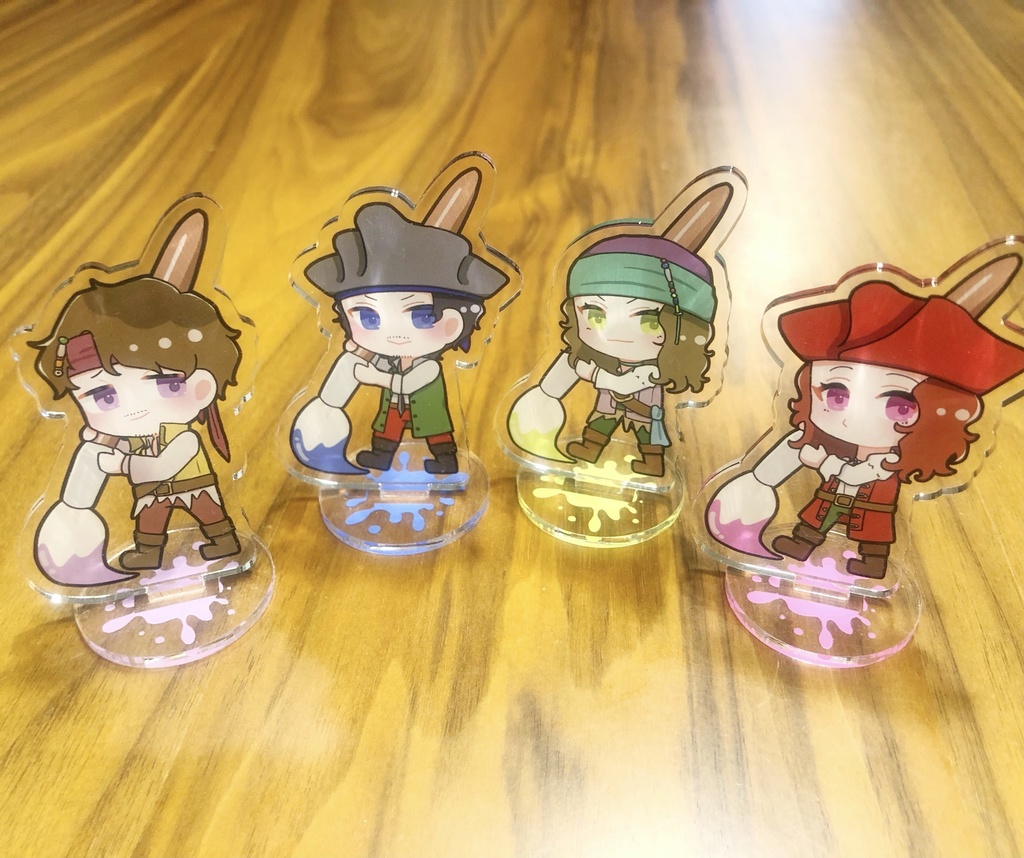 絵筆アクリルスタンド