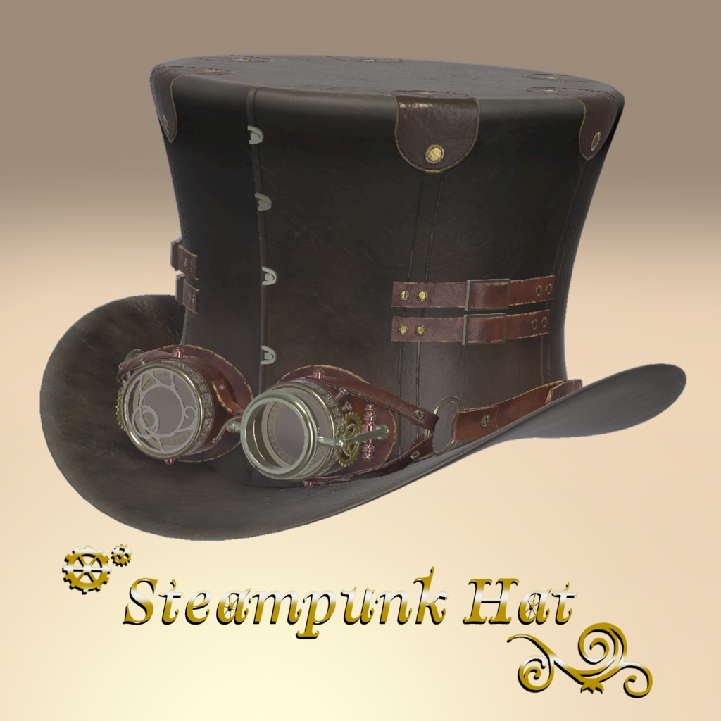 Steampunk Hat(Black)