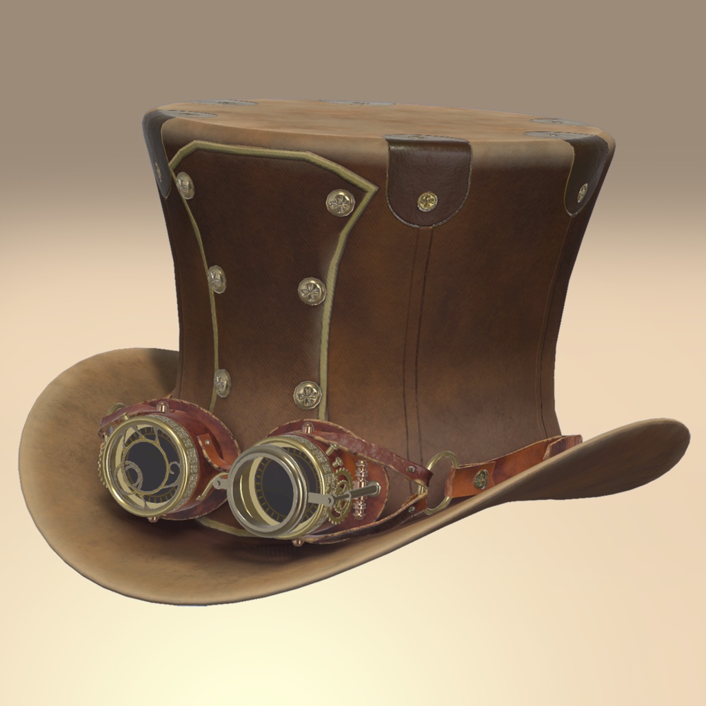 Steampunk Hat(Brown)