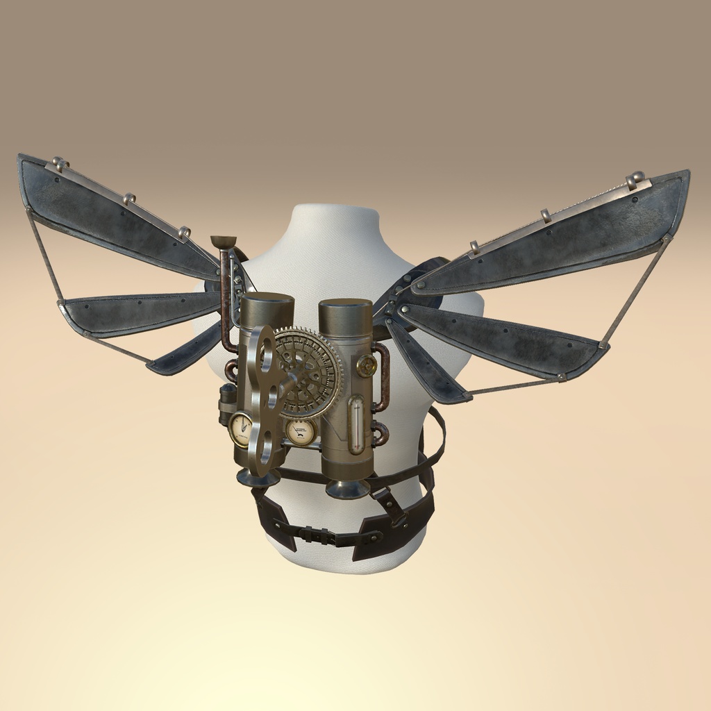 Steampunk Wings(Black)