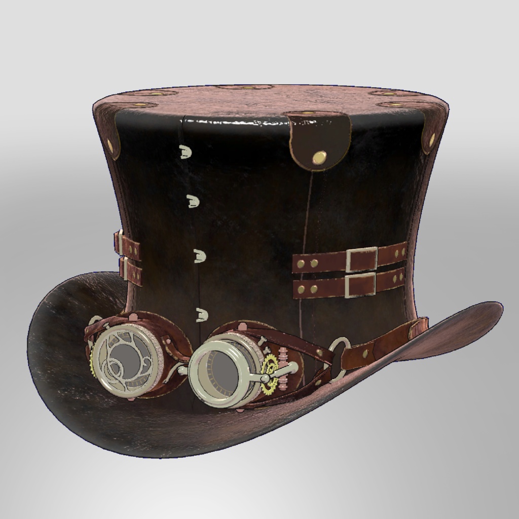 Steampunk Hat(Black) ver.Toon