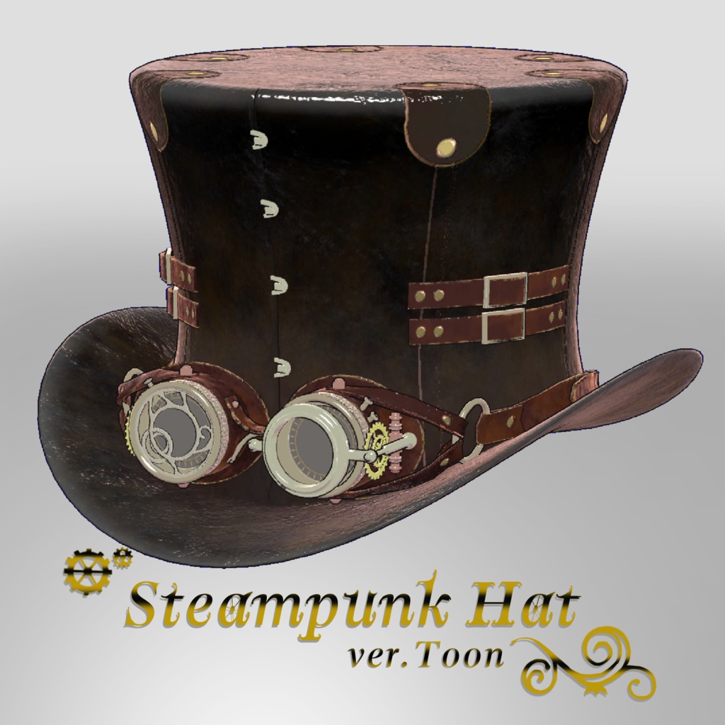 Steampunk Hat(Black) ver.Toon