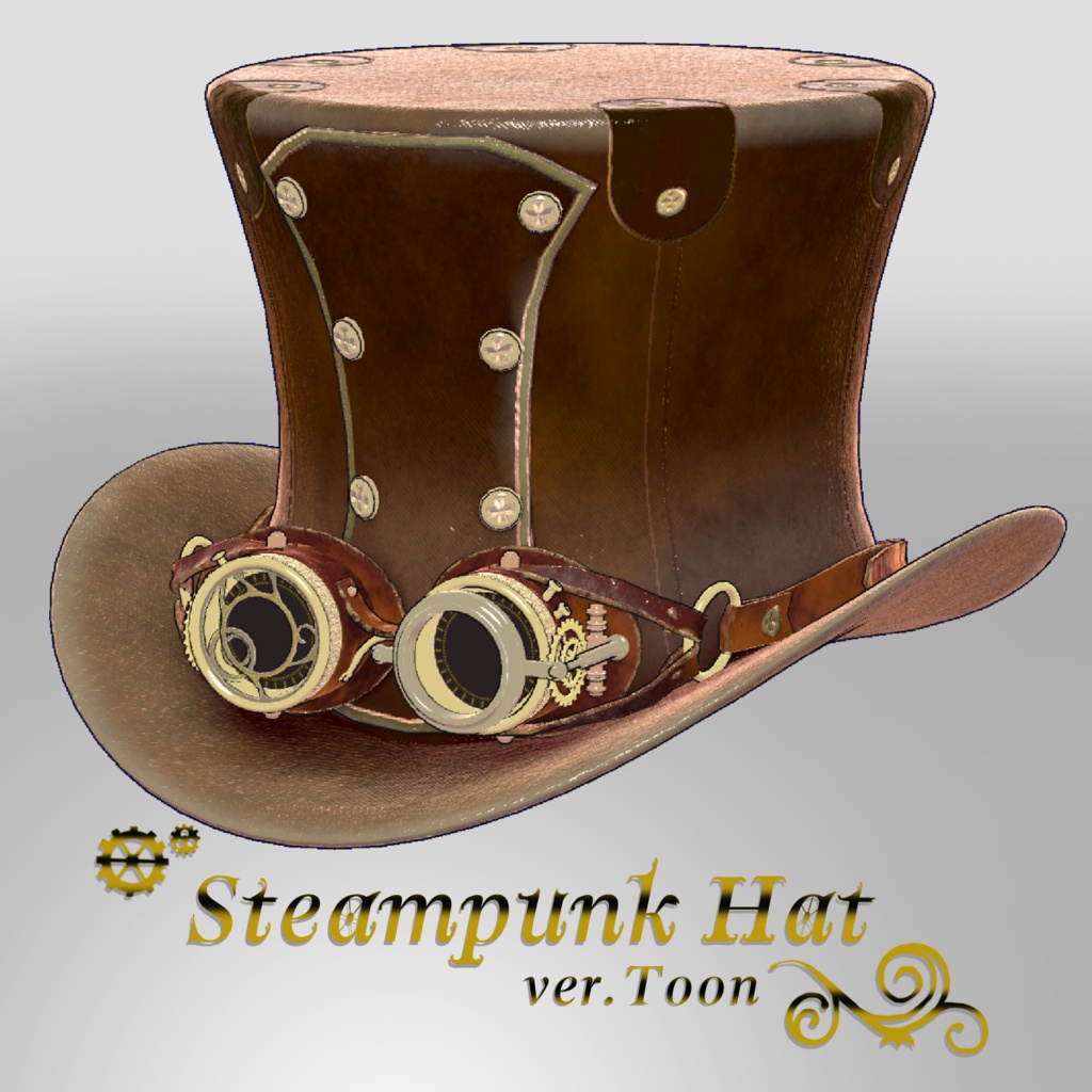 Steampunk Hat(Brown) ver.Toon