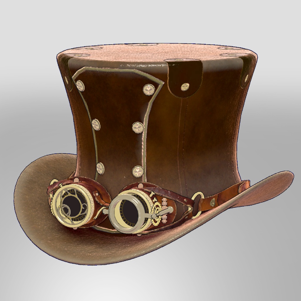Steampunk Hat(Brown) ver.Toon