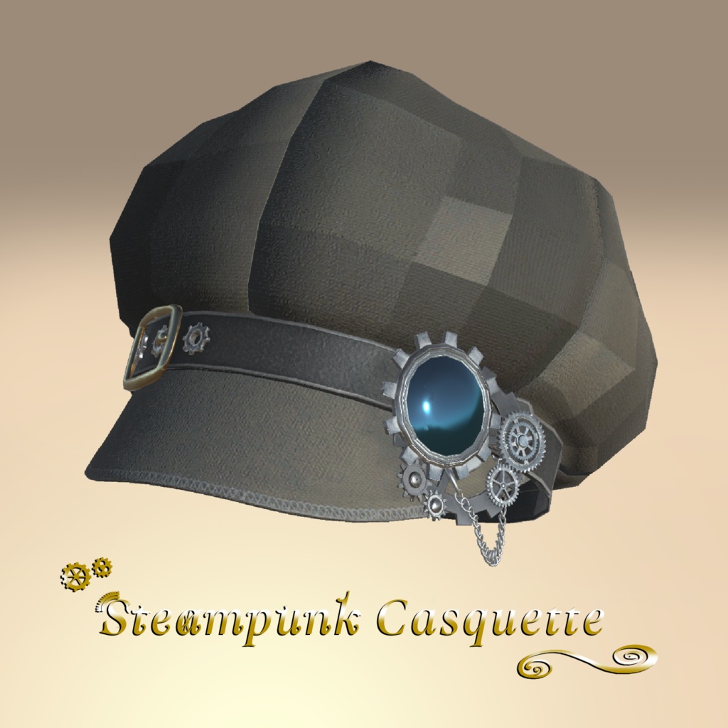 Steampunk Casquette(Black)