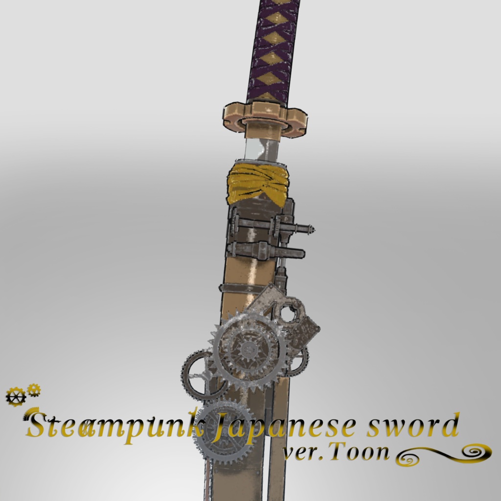 Steampunk Japanese Sword ver.Toon