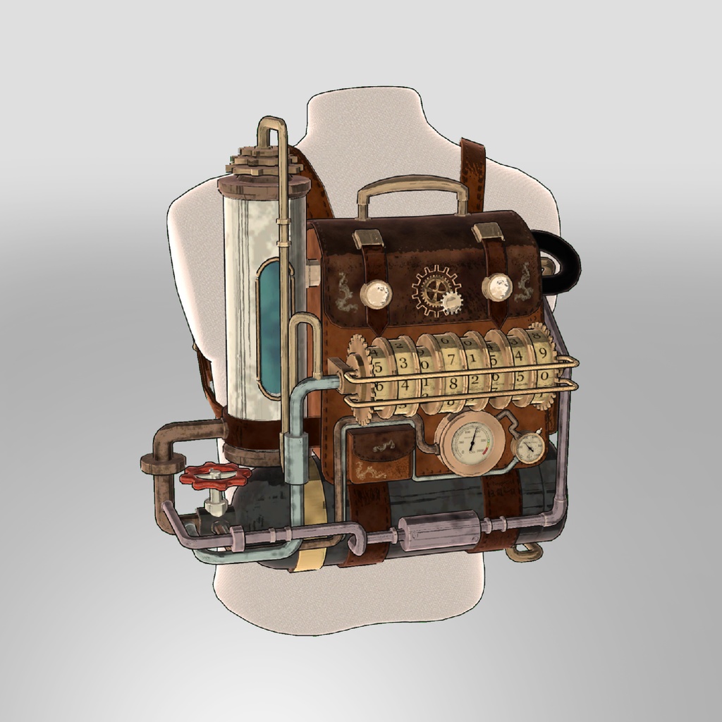 Steampunk Backpack ver.Toon
