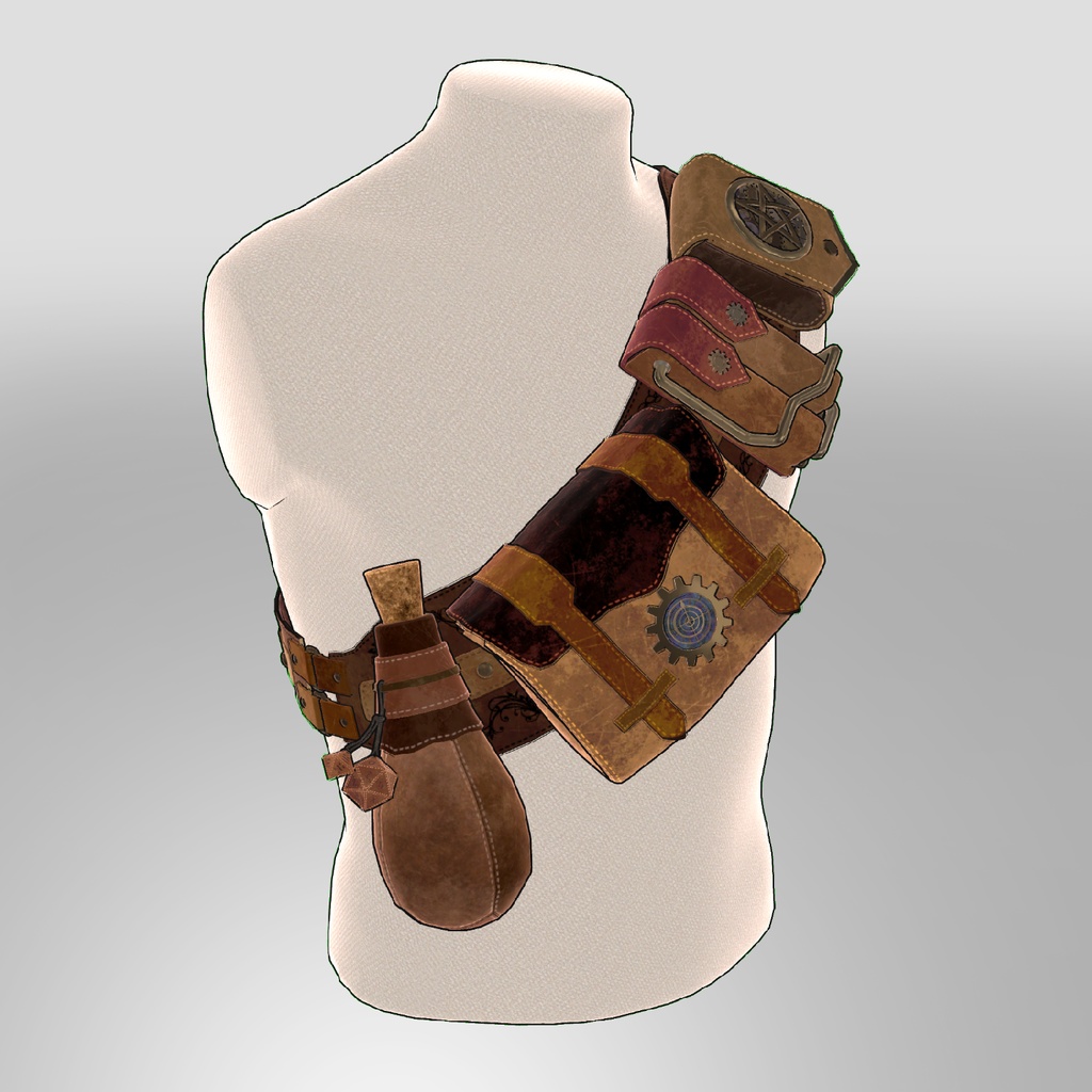 Steampunk Bandolier ver.Toon