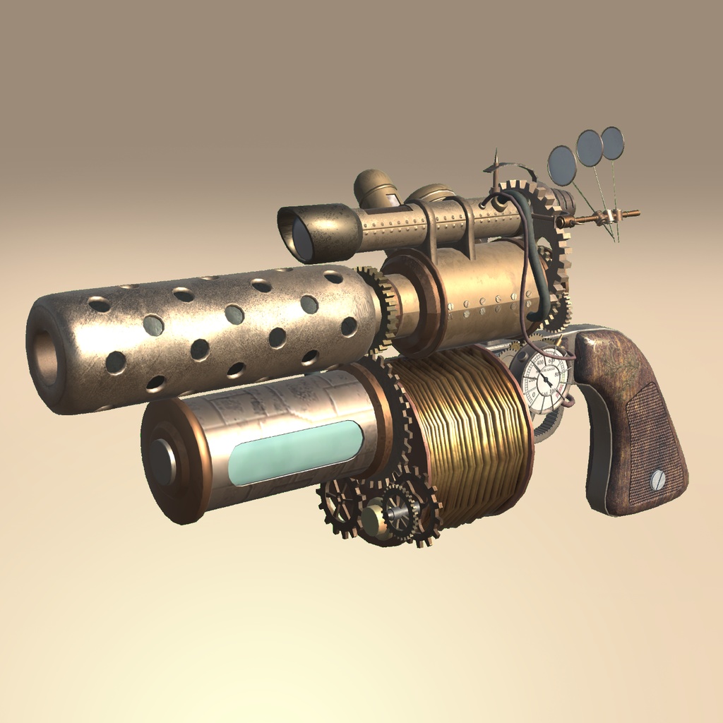 Steampunk Handgun