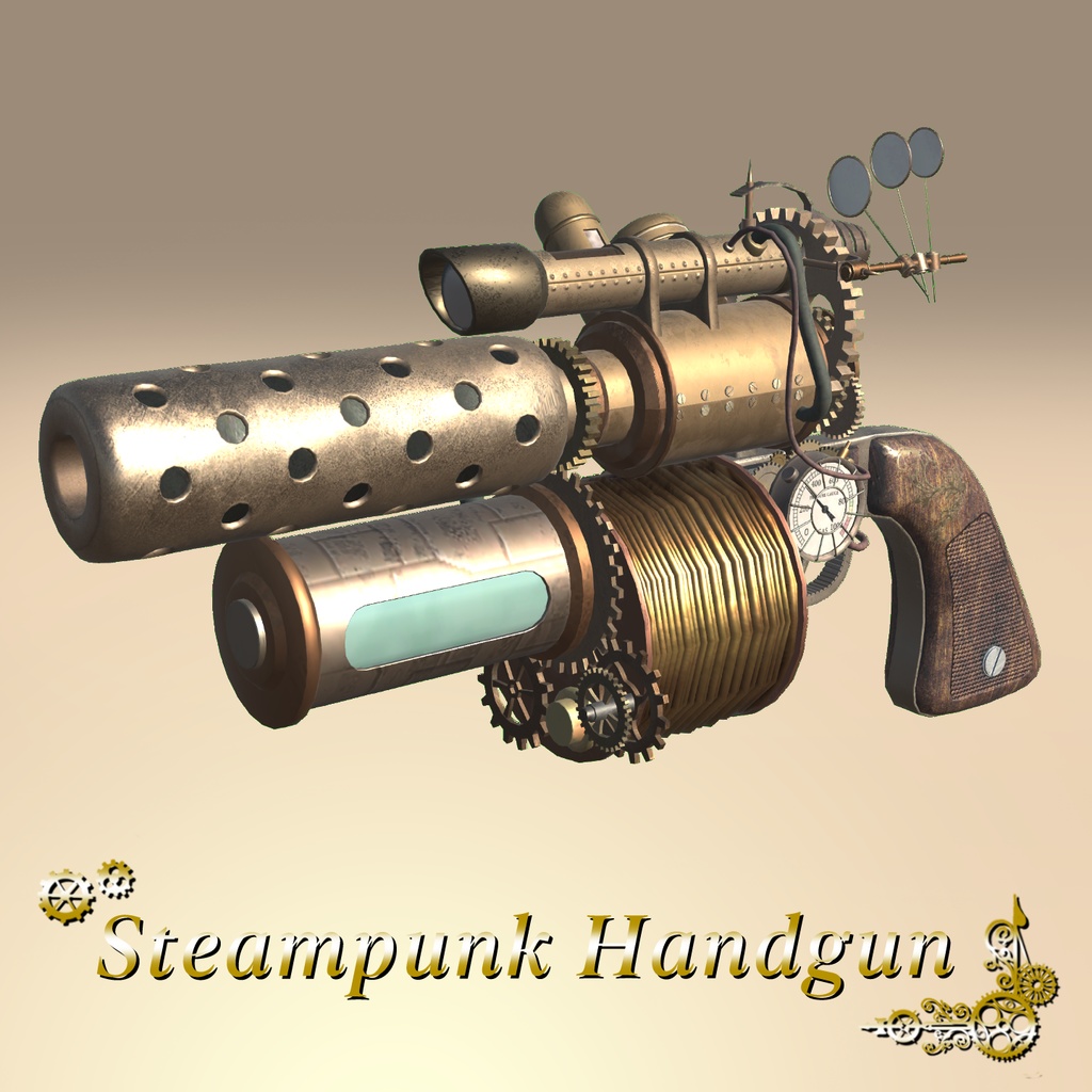Steampunk Handgun