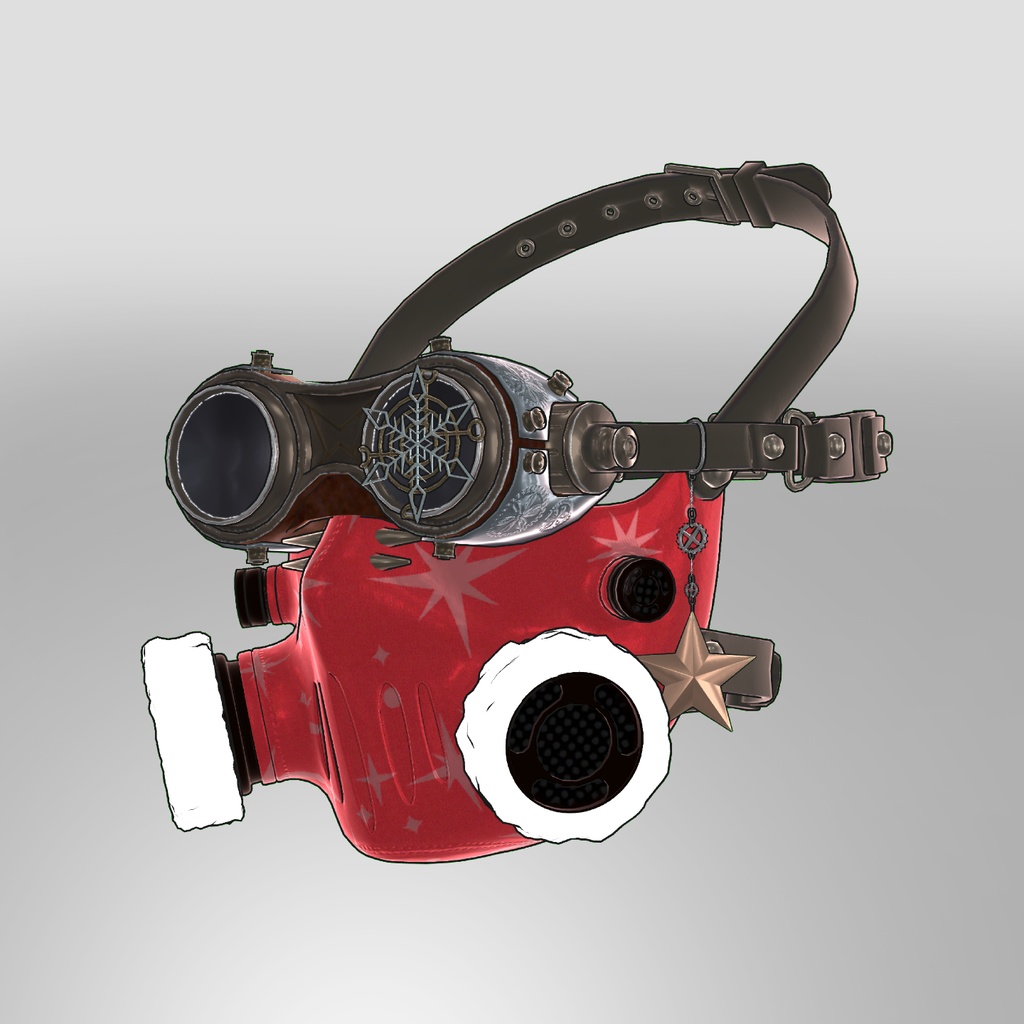 Steampunk Gasmask ChristmasVersion ver.Toon