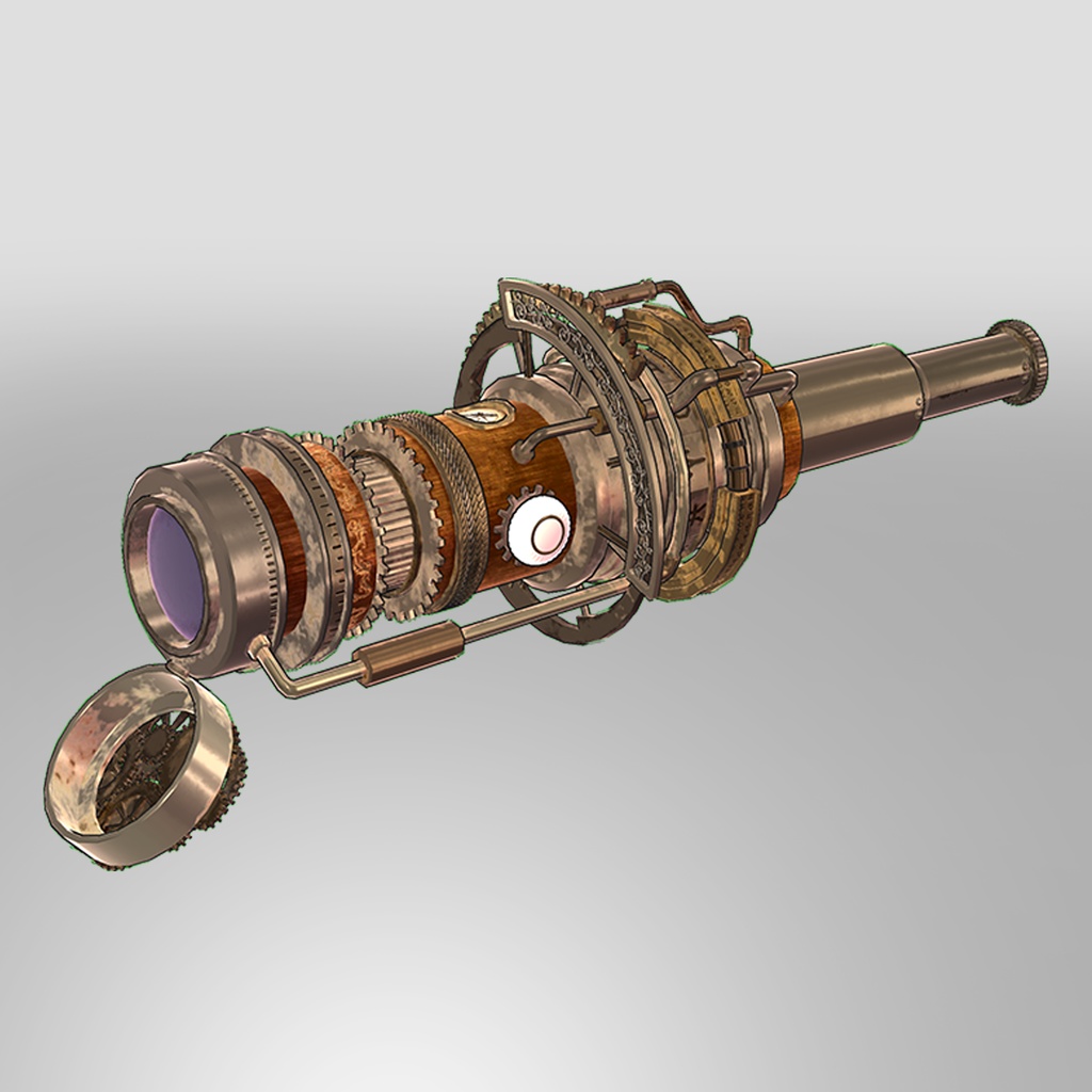 Steampunk Telescope ver.Toon