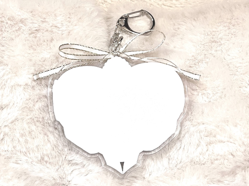 リボン付きアクキー