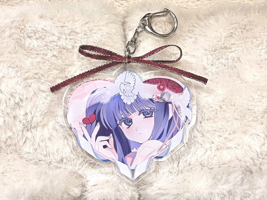 リボン付きアクキー