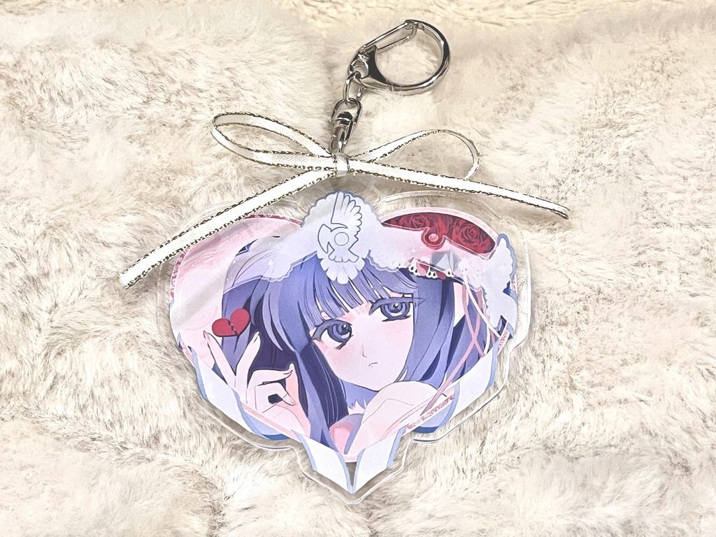 リボン付きアクキー