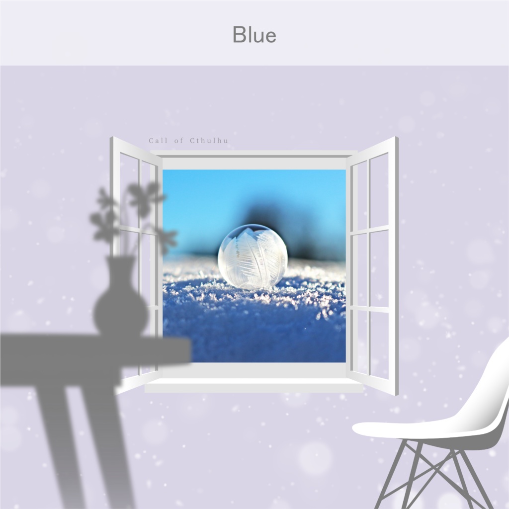 【CoC部屋素材】窓辺のお部屋(貼るだけZIPつき)