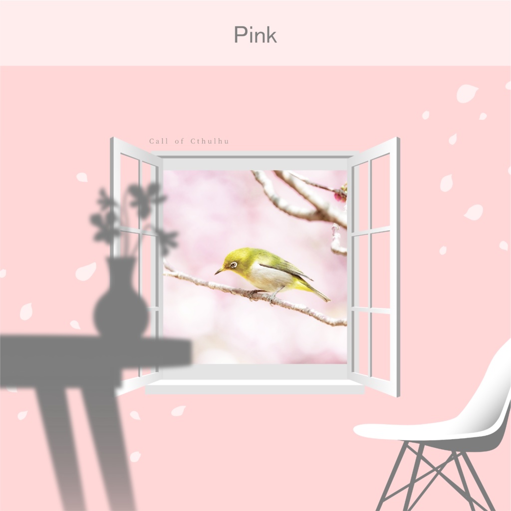 【CoC部屋素材】窓辺のお部屋(貼るだけZIPつき)