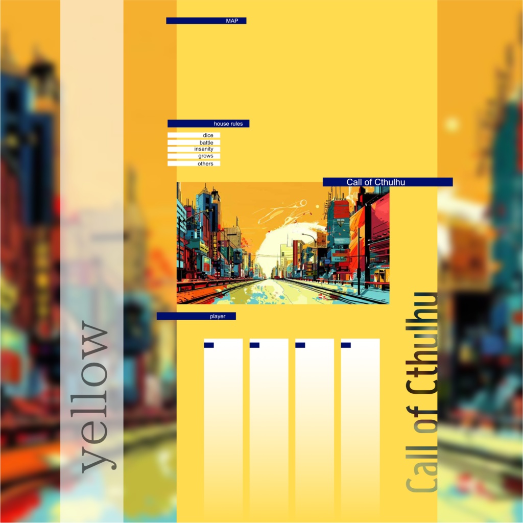 【CoC部屋素材】スマホのためのお部屋(貼るだけZIPつき)