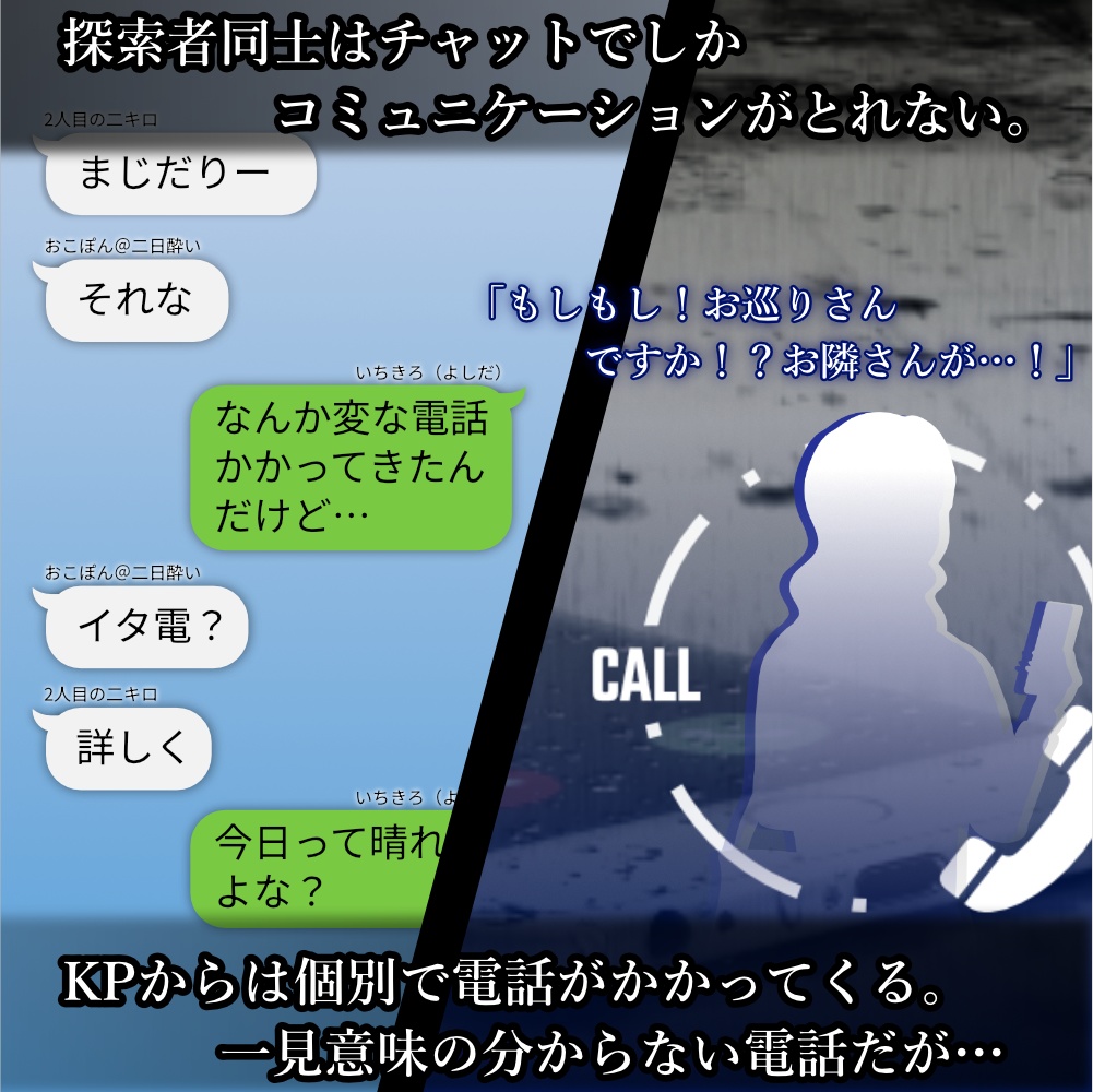 【CoC6】From the Other End【超クローズドシナリオ】