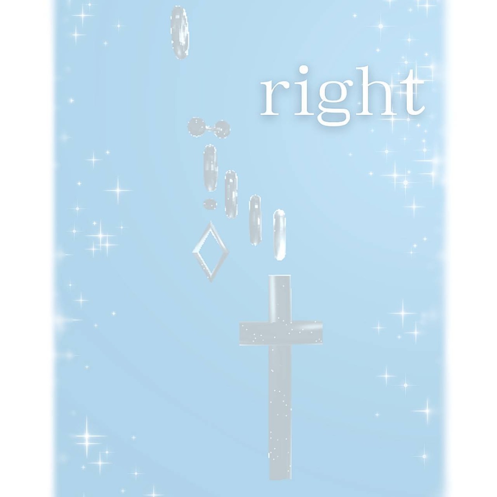 【VRChat想定】white velvet 🤍_cross pierce_ 1週間¥500→¥300【SALE】